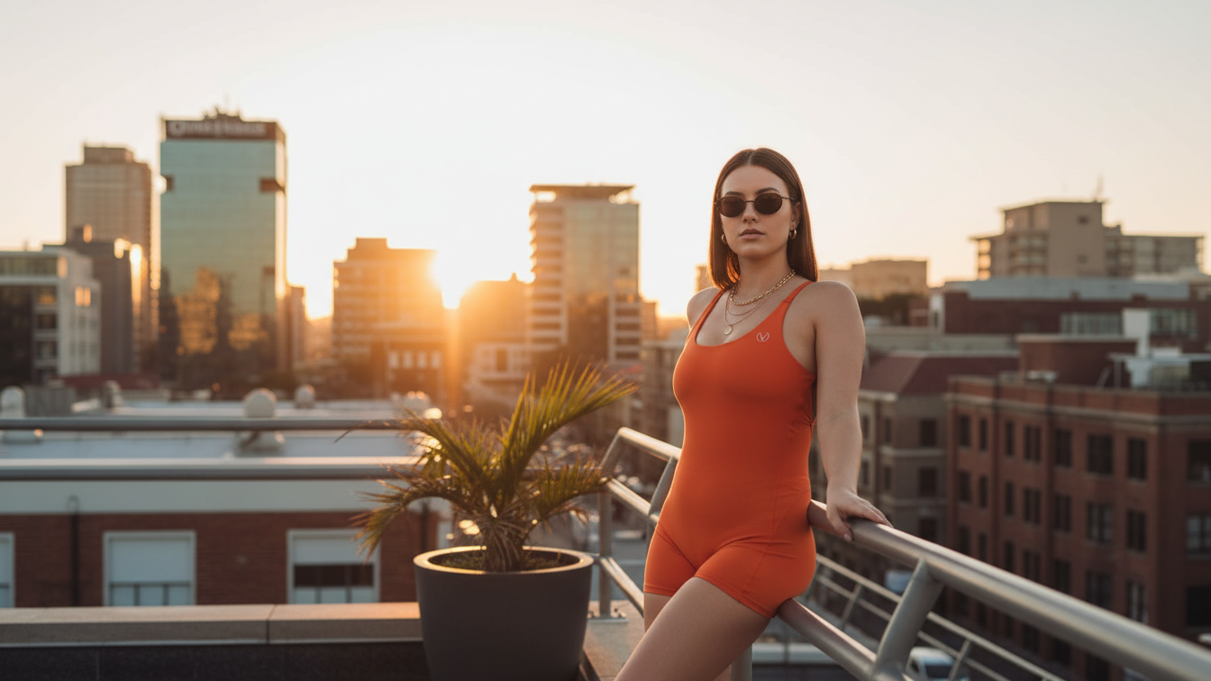 PROSECCO JUMPSHORT - Flame pea